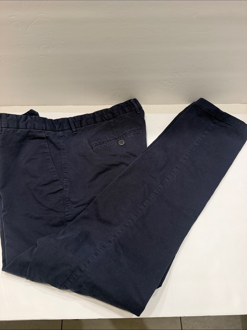 Men's Navy Chino Pants - Everyday Tailored Fit